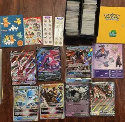Huge Pokemon Collection Lot Card, Stickers, Binder, Pages Of Cards + 2 Etb’s - Image 1