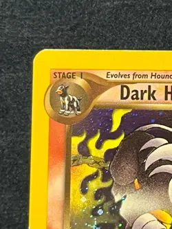 Dark Houndoom 7/105 Pokemon Card TCG Neo Destiny Holo SET BREAK - Image 2