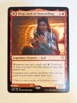 1x Mtg Kaldheim Birgi, God Of Storytelling NM/M Magic Card Magic The Gathering - Image 1