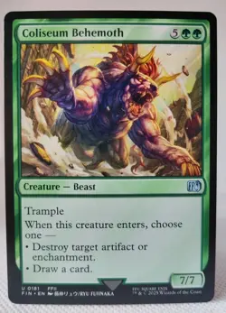 Magic MTG - Coliseum Behemoth - Final Fantasy - NMINT #0181 - Image 1