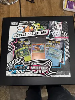 Pokemon Black Bolt and White Flare Poster Collection Sealed - Image 1