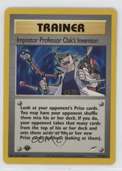 Imposter Professor Oak's Invention 1st Ed. Pokemon Neo Destiny #94 2002 1j5g - Image 1