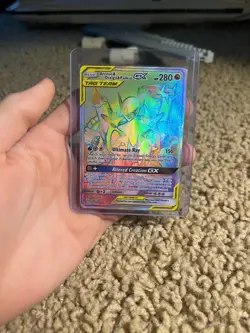2019 Pokemon S&M Cosmic Eclipse Arceus & Dialga & Palkia GX #258/236 - Image 1