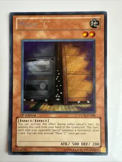 Yugioh Maxx “C” STOR-EN086 Secret Rare 1st Ed NM - Image 1