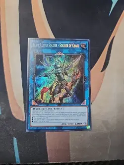 Black Luster Solider - Soldier of Chaos BLC1-EN002 Secret Rare NM Yugioh - Image 1
