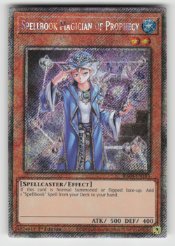 Spellbook Magician of Prophecy Yugioh RA04-EN183 Platinum Secret Rare PSR NM - Image 1