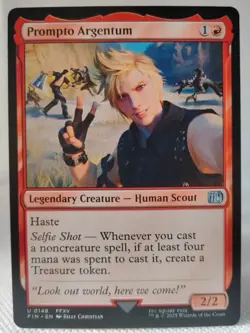 Magic MTG - Prompto Argentum - Final Fantasy - NMINT #0148 - Image 1