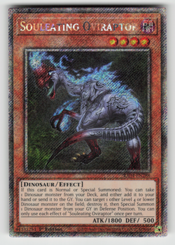 Souleating Oviraptor Yugioh RA04-EN288 Platinum Secret Rare PSR NM - Image 1