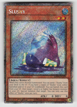 Slushy Yugioh RA04-EN196 Platinum Secret Rare PSR NM - Image 1