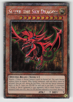 Slifer the Sky Dragon Yugioh RA04-EN117 Platinum Secret Rare PSR NM - Image 1