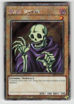 Skull Servant Yugioh RA04-EN110 Platinum Secret Rare PSR NM - Image 1