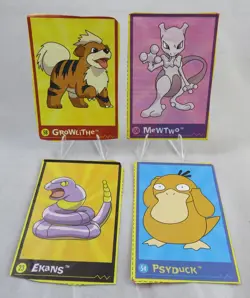 Lot of 4 Label Cards 1999 Pokemon Heinz Shapes Pasta Rare Promo - Image 1