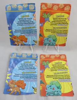 Lot of 4 Label Cards 1999 Pokemon Heinz Shapes Pasta Rare Promo - Image 4