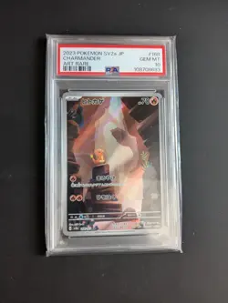 Pokemon Card : PSA 10 - Charmander 168/165 AR - SV2A Pokemon Card 151 - Image 1