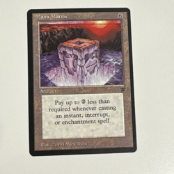 MTG Mana Matrix Legends English Rare 1994 Artifact The Gathering LP Mark Tedin - Image 1