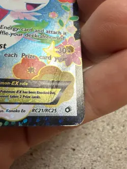 2013 Pokemon Card Shaymin EX RC21/RC25 Legendary Treasures Radiant Collection HP - Image 4