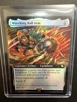 Wrecking Ball Arm (Extended Art) - Foil -MTG Commander: FINAL FANTASY - Image 1