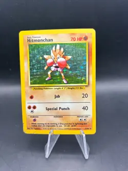 Hitmonchan - HP - 7/102 1999 Fossil Set Pokemon Card - Unlimited - Image 1