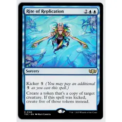 MTG Rite of Replication Commander Tarkir Dragonstorm Rare NM - Image 1