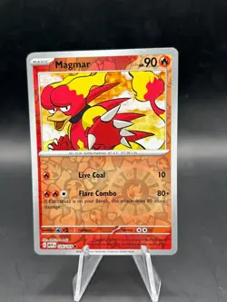 Magmar Reverse Holo NM 126/165 Scarlet & Violet 151 Pokemon Card - Image 1