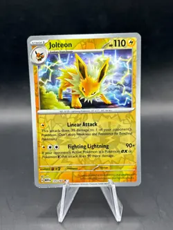 Jolteon Reverse Holograph 135/165 Near Mint Pokemon Card 151 - Image 1