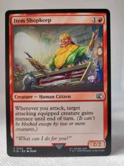 Magic MTG - Item Shopkeep - Final Fantasy - NMINT #0142 - Image 1