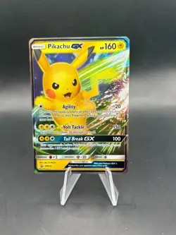 Pikachu GX SM232 Ultra Rare Sun and Moon Promo Near Mint Pokemon Card TCG NM - Image 1