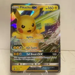 Pikachu GX SM232 Ultra Rare Sun and Moon Promo Near Mint Pokemon Card TCG NM - Image 1
