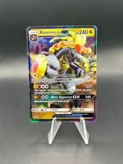 Kommo-O GX SM71 Ultra Rare Black Star Promo Card NM/M (Normal Size) Pokemon TCG - Image 1