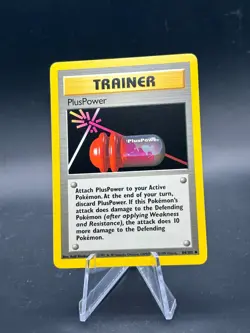 Pokemon Trainer Plus Power NM/LP 84/102 Base Set Common 1999 Trading Card - Image 1