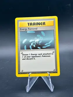 Pokemon Trainer Energy Removal NM/LP 92/102 Base Set Common 1999 Trading Card - Image 1