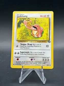 Lickitung LP/NM 38/64 Uncommon Jungle Set Unlimited WOTC Trading Card LP/NM 1999 - Image 1