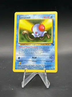 Tentacool LP/NM 56/62 Common Fossil Set Unlimited WOTC Trading Card LP/NM 1999 - Image 1
