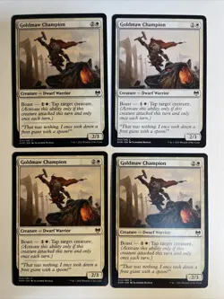 4x Mtg Kaldheim Goldmaw Champion NM/M Magic Karte Magic The Gathering - Image 1