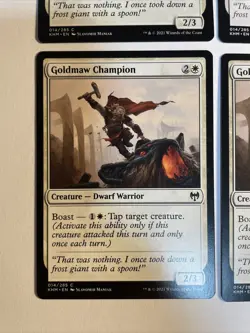 4x Mtg Kaldheim Goldmaw Champion NM/M Magic Karte Magic The Gathering - Image 2