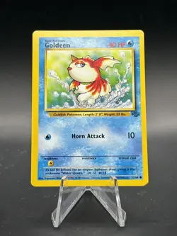 Goldeen LP/NM 53/64 Common Jungle Set Unlimited WOTC Trading Card LP/NM 1999 - Image 1