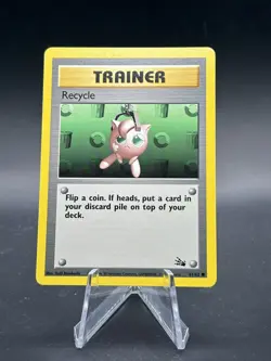 Recycle Unlimited Trainer LP/NM 61/62 Common Fossil WOTC Trading Card - Image 1