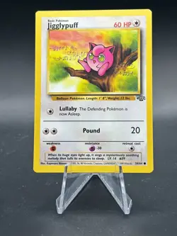 Jigglypuff Unlimited LP/NM 54/64 Common Jungle Set WOTC Trading Card LP/NM 1999 - Image 1