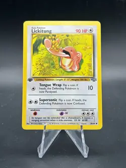 Lickitung 1ST EDITION LP/NM 38/64 Common Jungle Set WOTC Trading Card LP/NM 1999 - Image 1