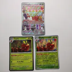 Lot of 3 Pokemon Cards Dipplin Lot 170/167 018/167 Holo 018/167 Reverse Holo - Image 1