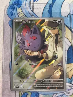 Pokemon Center stamped N's Zorua Promo Card - Image 1