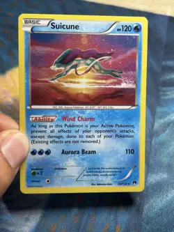 Suicune Breakpoint 30/122 Exclusive Cosmos Holo Rare Promo Pokemon Card - Image 3