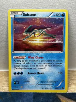 Suicune Breakpoint 30/122 Exclusive Cosmos Holo Rare Promo Pokemon Card - Image 1