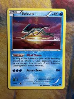 Suicune Breakpoint 30/122 Exclusive Cosmos Holo Rare Promo Pokemon Card - Image 2