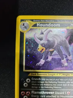 Pokemon TCG WOTC Card Houndoom Neo Discovery Set Holo Foil #4/75 LP+ - Image 2