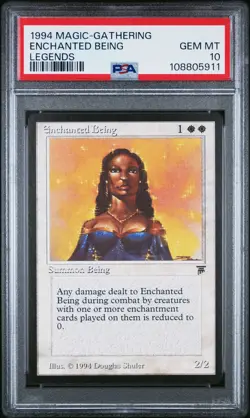 ENCHANTED BEING Legends PSA 10 Gem Mint MTG [Nostalgium] - Image 1
