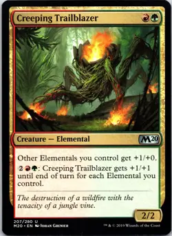 Creeping Trailblazer - Core Set 2020 #207 NM - Image 1