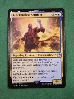 Cid, Timeless Artificer (0417) Final Fantasy Regular Magic The Gathering - Image 3