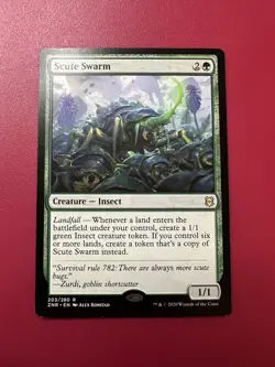 *** Scute Swarm *** Zendikar Rising NM/LP MTG 203/280 English - Image 1