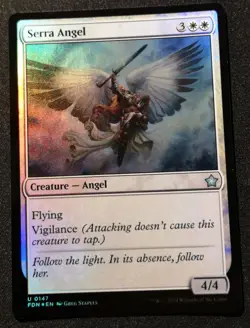 Serra Angel - Foil - FDN - MTG - EN - NM - 0147 - Image 1